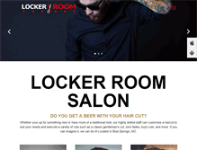 Tablet Screenshot of lockerroomsalon.com